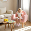 Kids Armchair with Comfy Backrest and Armrests-Pink by LJGDeals