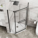 Durable Hardware Neo Angle Frameless Shower Door With Acrylic Base Combo by HouseOfZazla