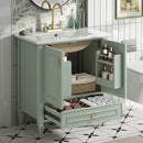 Freestanding Vanity With 1 Drawer & 2 Soft Close Doors With Door Mounted Storage by HouseOfZazla