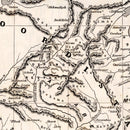 Vintage Map of Country of the Nestorians, 1848