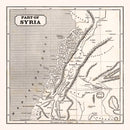 Vintage Map of Syria 1848