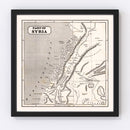 Vintage Map of Syria 1848