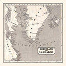 Vintage Map of Greenland 1848