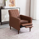 Mid-Century Modern Recliner With Button Tufted Waffle Stitch by HouseOfZazla
