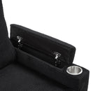 U Shaped Sectional Sofa Bed With Storage Chaise Lounges, USB Ports, And Cup Holders
