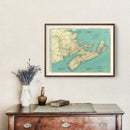 Vintage Map of Nova Scotia, 1924