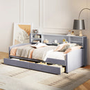 Luxurious Upholstered Platform Bed With Storage Drawers by HouseOfZazla