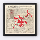 Vintage Map of Cadillac Tract, 1900