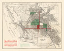 Vintage Map of Richmond, California 1910