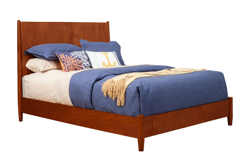 Flynn Panel Bed, Chestnut