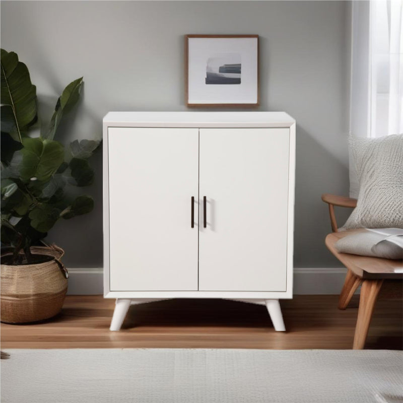 Flynn Small Bar Cabinet, White