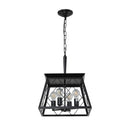 4-Light Farmhouse Chandeliers For Dining Room(No Bulbs)