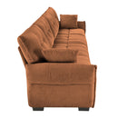 Modern Sofa & Pillows, Textured Cover, High Rebound Cushions by HouseOfZazla