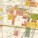 Vintage Map of Berkeley, California 1880
