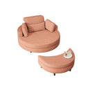 Sofa With Two Throw Pillows And A Waist Pillow With An Extra Tray For Comfortable Seating In Small Apartment Bedrooms by HouseOfZazla