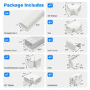 4 Inches W Mini Decorative PVC Slim Line Cover Kit by LJGDeals
