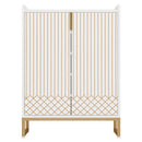 5 Tiers Shoe Storage Organizer With Doors by HouseOfZazla