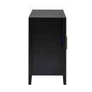 Accent Storage Cabinet Sideboard Wooden Cabinet with Metal Handles for Hallway, Entryway, Living Room, Bedroom