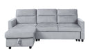 Ivy - Reversible Sleeper Sectional Sofa With Storage Chaise And Side Pocket by Unique Piece Furniture