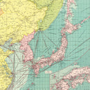 Vintage Map of Chinese & Japanese Ports, 1922