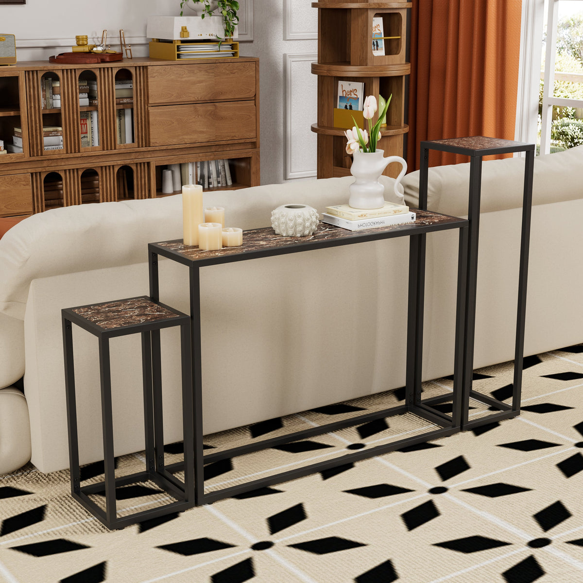 3-Piece Set of Narrow Table, photo 3 of 10