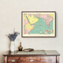 Vintage Map of Arabian Sea, 1922