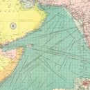 Vintage Map of Arabian Sea, 1922