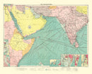 Vintage Map of Arabian Sea, 1922