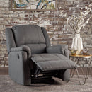 Glider Recliner With Swivel, Manual Reclining Chair by HouseOfZazla