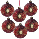 Decorative Hanging Ball Christmas Tree Ornaments For Holiday Decorations (Set of 6) by HouseOfZazla
