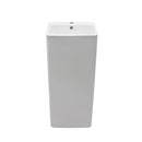 Pedestal Sink 16" For Powder Rooms - White by HouseOfZazla