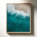 Aerial Drift Over Turquoise Tide