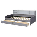 Luxurious Upholstered Platform Bed With Storage Drawers by HouseOfZazla