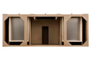 James Martin Bristol 60" Single Bathroom Vanity, Whitewashed Walnut