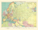 Vintage Map of Europe, 1922