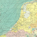 Vintage Map of Southern North Sea Ports, 1922