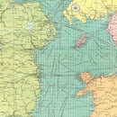 Vintage Map of Irish Channel, 1922