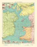Vintage Map of Irish Channel, 1922