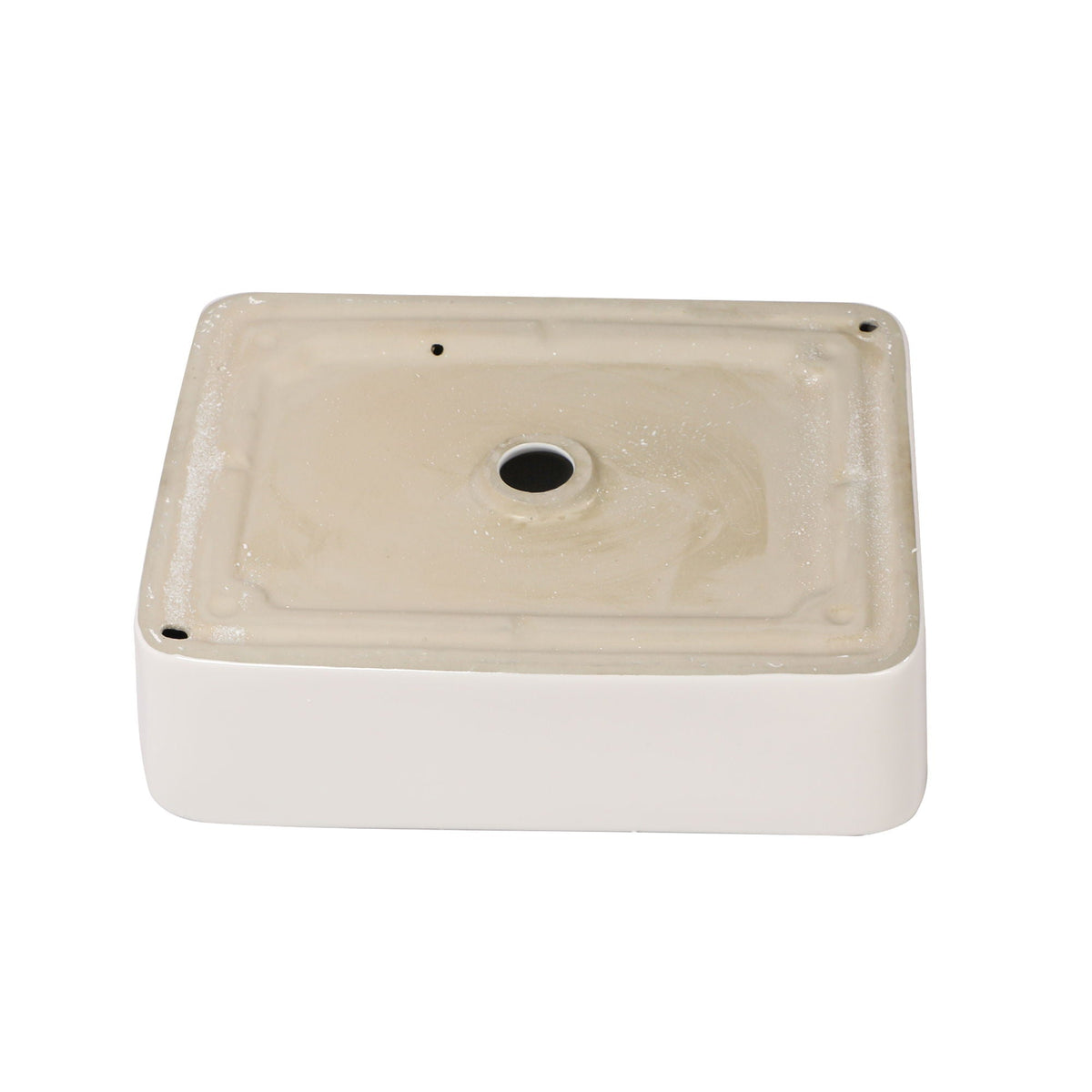 Sleek Ceramic Rectangular Vessel Bathroom Sink, photo 14 of 17