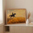 Cowboy in the Golden Haze