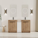 60 Inch Freestanding Bathroom Vanity with Ceramic Sink