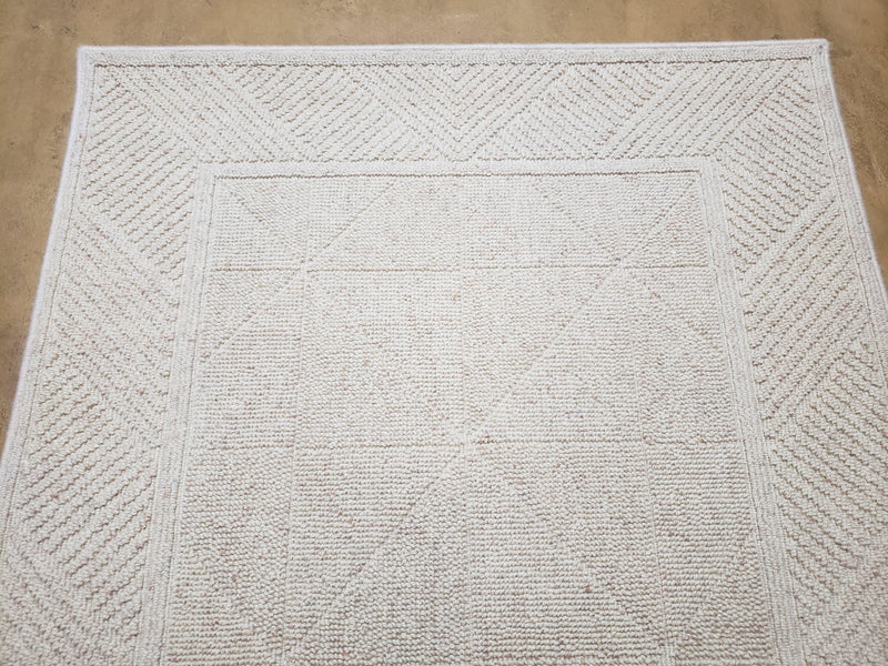 3x5 Karastan Sisal Rug Collection, Design 379/80504, Sambava II, 3'6 x 5'3, Beige Karastan Rug with Label, Authentic Karastan, Entryway Rug