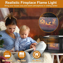 Electric Fireplace Heater with Remote Control by LJGDeals
