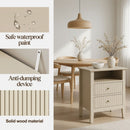 Fluted Nightstand With 2 Drawers by HouseOfZazla