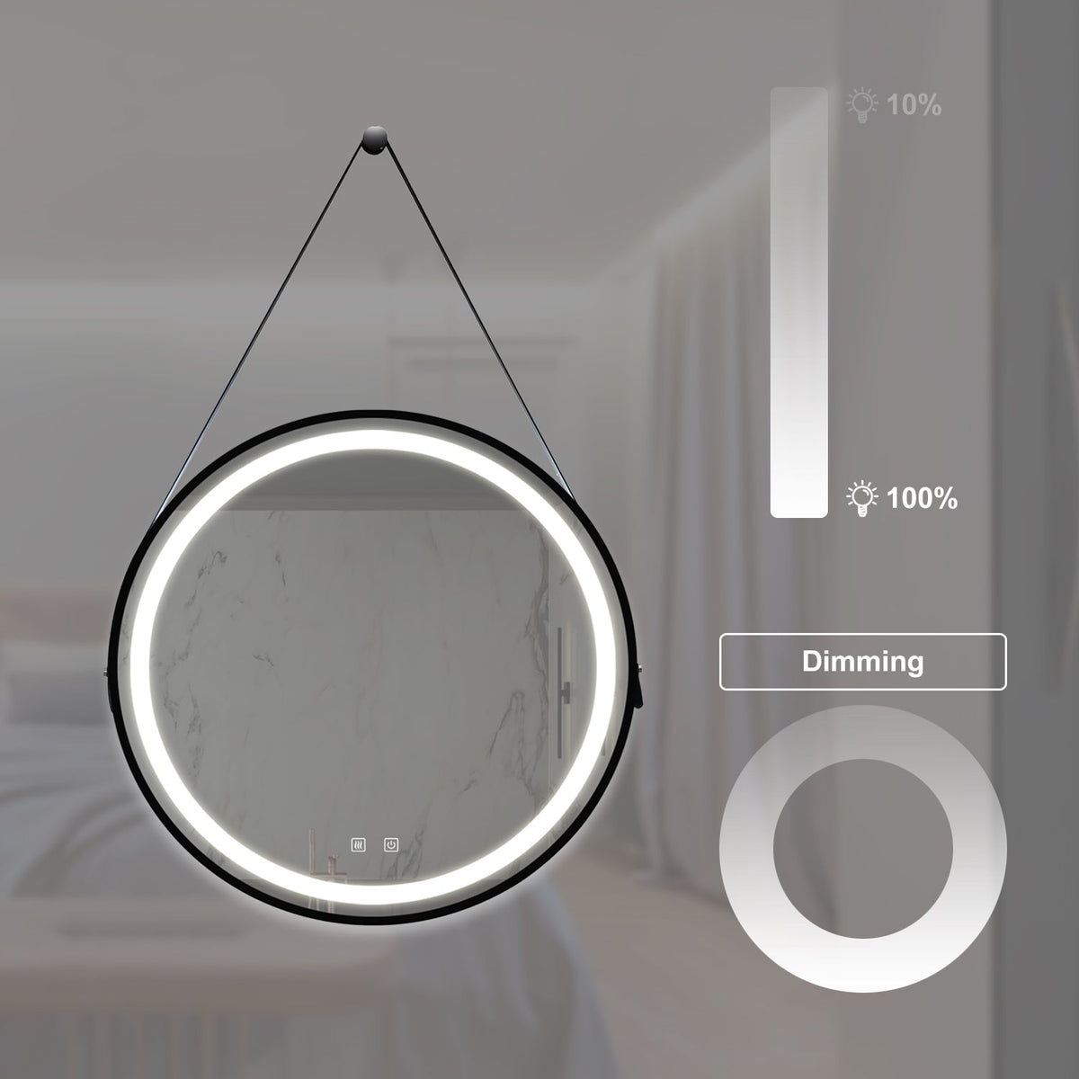 32-Inch Classy LED Bathroom Vanity Mirror, photo 4 of 10