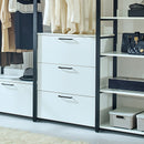 Fiona - Freestanding, Walk-In Closet System - White - Wood by HouseOfZazla