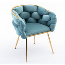 Luxury Modern Simple Leisure Single Sofa Chair Bedroom Lazy Person Household Dresser Stool Manicure Table Back Chair by HouseOfZazla