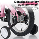 Fkznpj - 16" Sporty Kids Bike With Training Wheels And Stand Adjustable Saddle Suitable For Boys And Girls Aged 4 - 8 Years Tall Height 41 - 46" Available In A Variety Of Colors by HouseOfZazla
