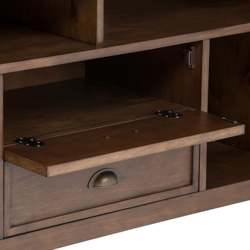 Redmond - TV Media Stand - Rustic Natural Aged Brown, photo 6 of 11