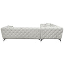 Atronia - Sectional Sofa With 4 Pillows - Beige Fabric by Unique Piece Furniture
